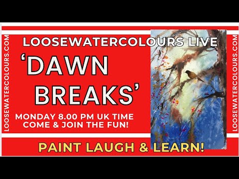 Loosewatercolours Live 'Dawn Breaks' With Andrew Geeson - YouTube