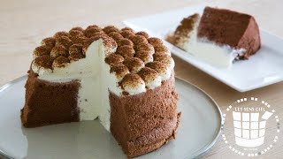 ふわっふわしっとり！ティラミス風シフォンケーキ✳︎How to make Tiramisu Chiffon cake✳︎ベルギーより#154