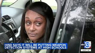 Parents share concerns as HISD implements weapons detection systems in high schools