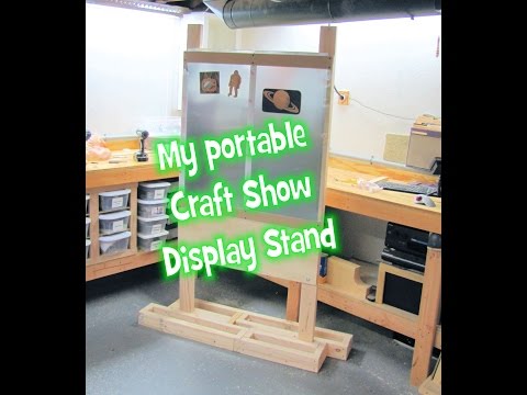 My portable display stand for a craft show My portable display stand for a craft show