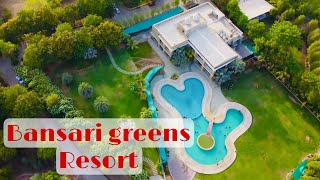 Bansari greens resort | 4k | drone view | aluva road | grambharti | gandhinagar | gujarat