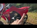 2025 honda crf110f new styling changes u0026 detailed breakdown