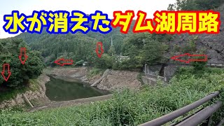 誰も走らぬ荒れたダム道路と山頂の廃サイレンの謎に迫る！【ジムニー　険道　酷道　廃道　廃道】