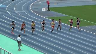 20230702 県中学通信陸上 3年男100ｍ予選1～13組