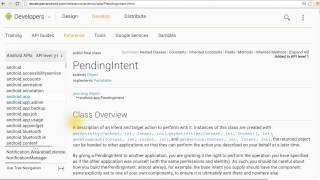 Using Alarms - Developing Android Apps
