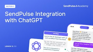 Lesson 12: SendPulse Integration with ChatGPT | Free Chatbot Course