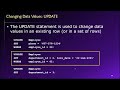 Topic 03, Part 07 - Modifying Data using the SQL UPDATE Statement