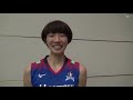 vリーグ開幕直前 久光・石井優希 新鍋理沙 岩坂名奈