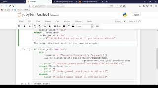 Create AWS s3 bucket using Python