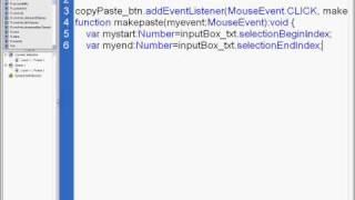 Flash Tutorial Copying And Pasting Text