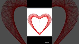 Amazing Red Heart using python Turtle | How can draw heart in python Turtle Animation #python #turtl