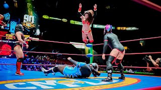 CMLL | Reyna I. Hera y Olympia superan a Skadi, La Magnifica y La Guerrera