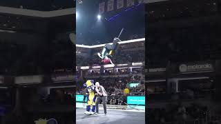 Xpogo Flips Over Boomer During Halftime Show | #shorts