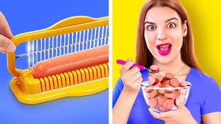 KITCHEN HACKS THAT CAN HELP YOU EVERYDAY || Pranks With Food And Hungry People Ideas by 123 GO! Like