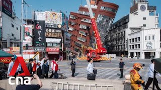 At least nine dead, 800 injured in Taiwan's most powerful earthquake in 25 years