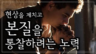 현상을 제치고 본질을 통찰하려는 노력 | 자기혁명