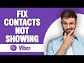 How To Fix And Solve Viber App Contacts Not Showing ( Tutorial )