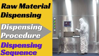 Dispensing of raw material in pharma | Material dispensing process