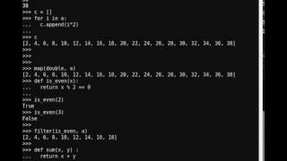 Python Tips - map, reduce, filter, list comprehensions