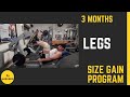 Size Gain-Tuesday | Legs | By MS