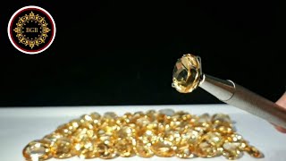 Golden Topaz Stone | Sunela Stone | Pukhraj (Yellow Sapphire) Upratna | Guru Rashi Ratna