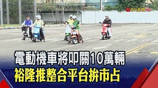 換電動機車要趁早! 明年起補助將逐年遞減　打造一條龍服務 裕隆推汽機車整合充電平台│非凡新聞│20191016