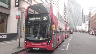 (Last 2024 Video) - SLN - AD E400 MMC - 11022 - YX68UKG - on Route 26 - at Victoria Stn - 30/12/2024