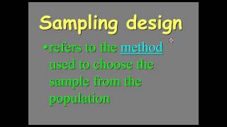 AP Statistics: Simple Random Sampling Design