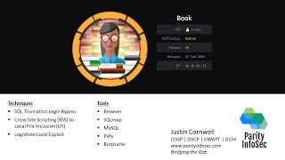 HackTheBox ~ Book Walkthrough