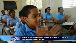 Denuncian eliminación de jornada de tanda extendida en varias escuelas | Objetivo 5