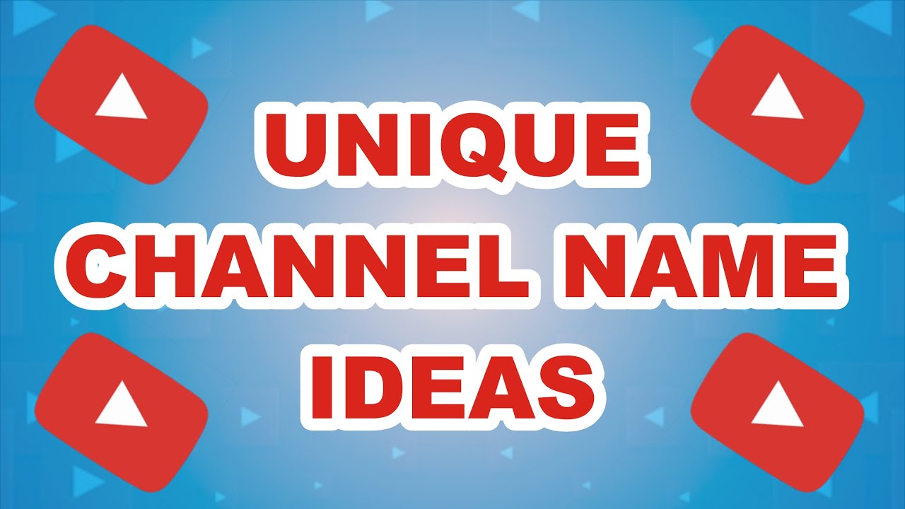 Channel Name Ideas рџґџ Unique Channel Name For рџќ