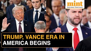 Donald Trump Inauguration: Moment When President Donald Trump, Vice President JD Vance Take Oath