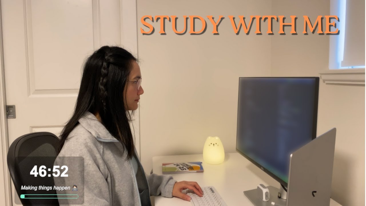 Live 2 Hour Study With Me Pomodoro 50 10 Rain Sounds Youtube