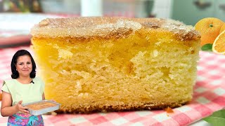 EVERYONE ASKS FOR THIS RECIPE! FLUFFY ORANGE CAKE WITH SYRUP AND SWEET CRUST