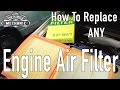 Tips for Replacing ANY Car's Air Filter