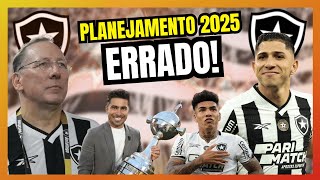 🚨🚨🚨BOTAFOGO X PLANEJAMENTO 2025: TORCIDA E SAF NÃO ESTÃO NA MESMA PÁGINA