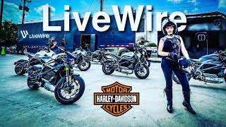 SHOT IN JEANS, Estrella Tests Harley Davidson Livewire