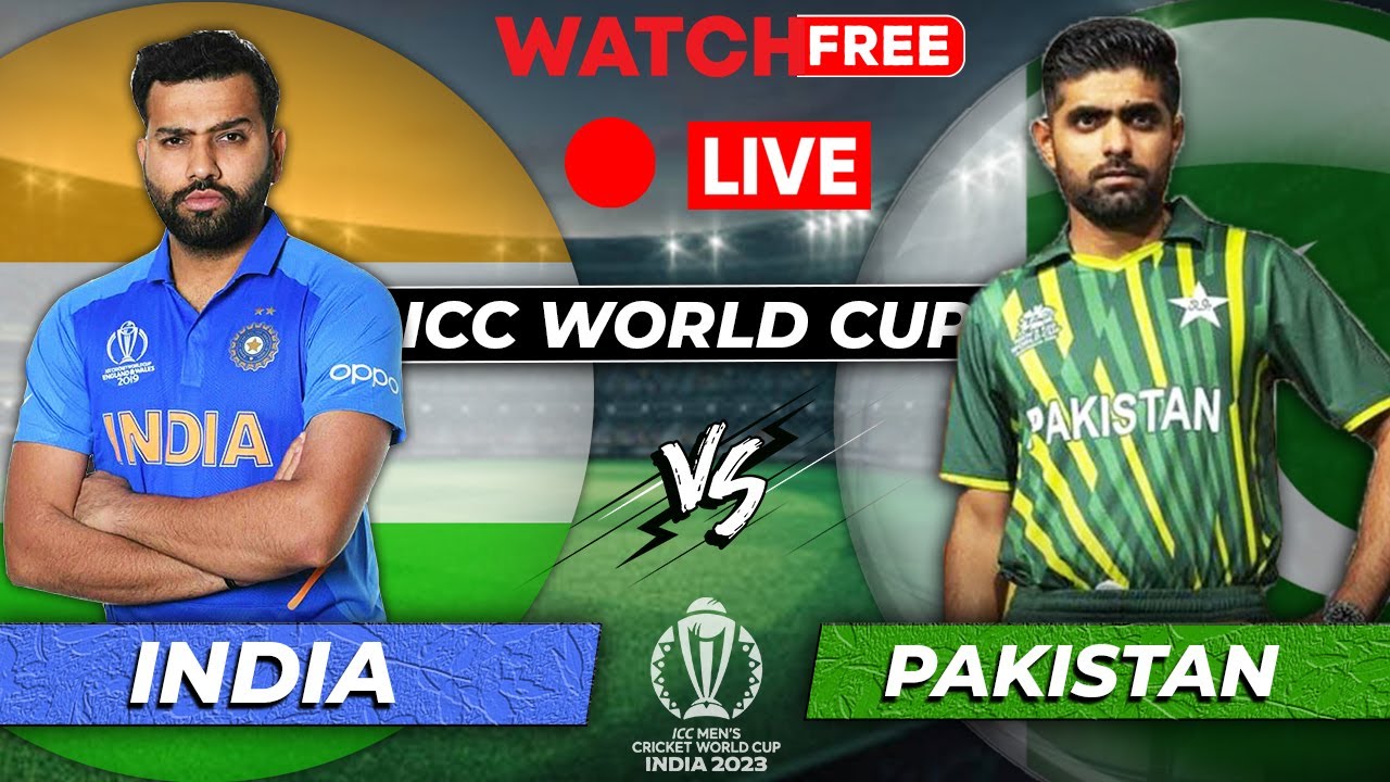 IND Vs PAK Live 🔴 Watch India Vs Pakistan Cricket Match | ICC Cricket ...