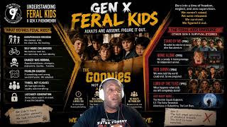 The Goonies Bue Print to 80's Ferel Kids