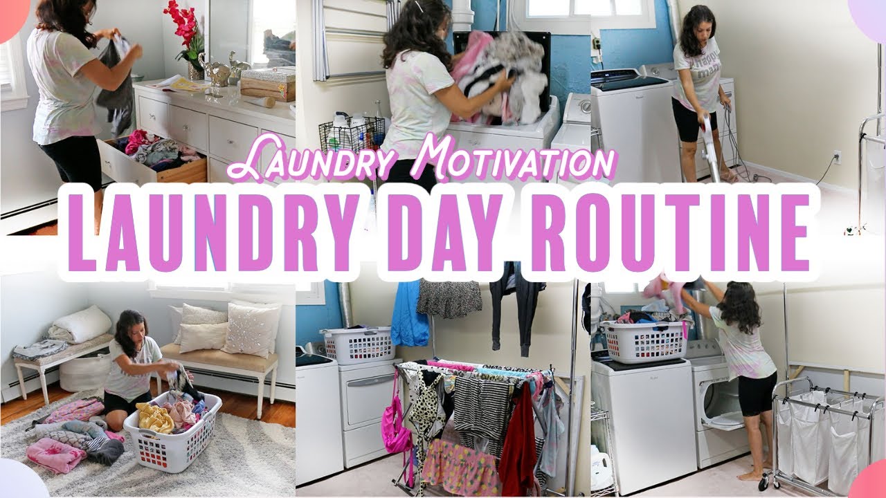 Laundry Routines Laundry Motivation Laundry Room Youtube