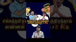 சங்கத்தமிழனின் ராஜதந்திரத்தால் அண்ணன் திருமாவுக்கு 2 சீட்டு