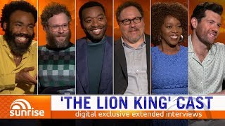 'The Lion King' cast: extended interviews with Donald Glover, Seth Rogan and more | Sunrise