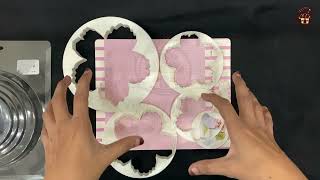 Bake House | Unboxing of Peony Flower Fondant Cutter 4Pcs Set Plastic