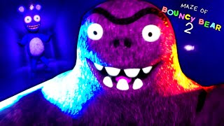 MAZE OF BOUNCY BEAR 2 (Mascot Horror) - Full Gameplay + Ending - No Commentary