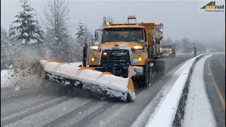 Mainroad | Echelon Plowing on Northern Vancouver Island