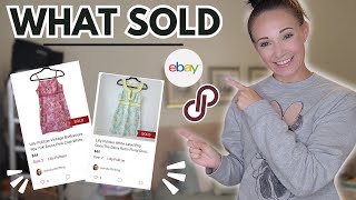 What Sold on eBay & Poshmark | Is Summer Slowdown REAL? #reseller #thrifting #ebay