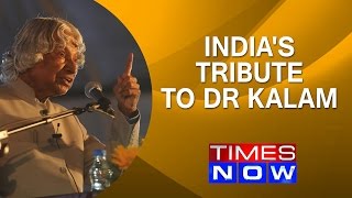 India pays tribute to Dr.Abdul Kalam
