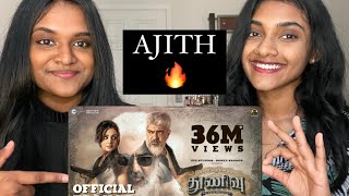 Thunivu Official Trailer REACTION | Ajith Kumar | H Vinoth | Zee Studios | Boney Kapoor | Ghibran