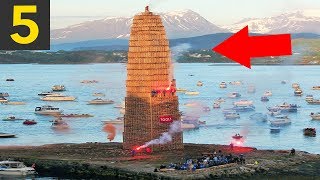 5 BIGGEST Bonfires Ever Made