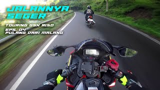 JALANNYA BIKIN NAGIH - TOURING PULANG DARI MALANG KE KEDIRI PART 4 | GSX R150 | VARIO